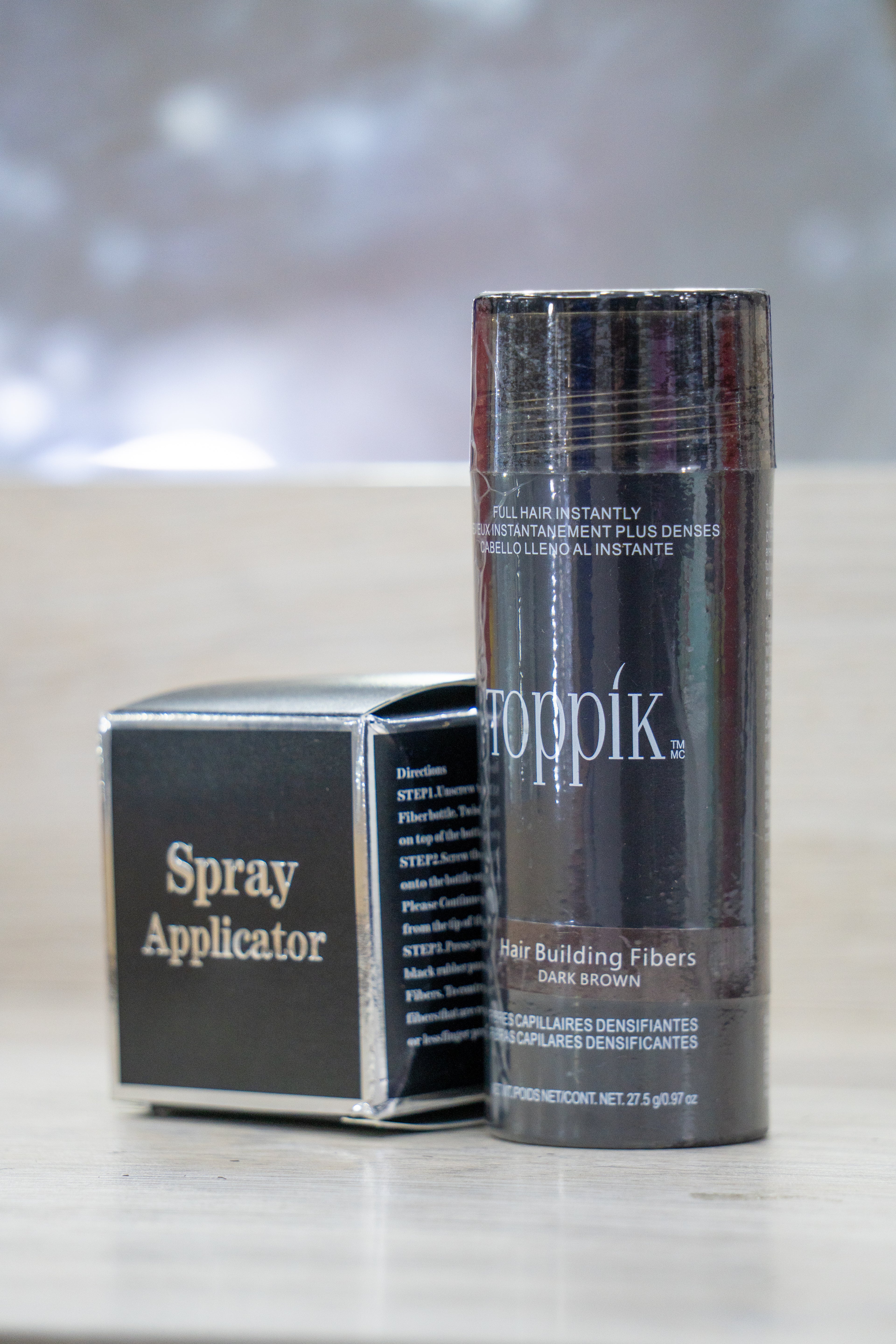 Spray Applicator + Fibras capilares - Toppik