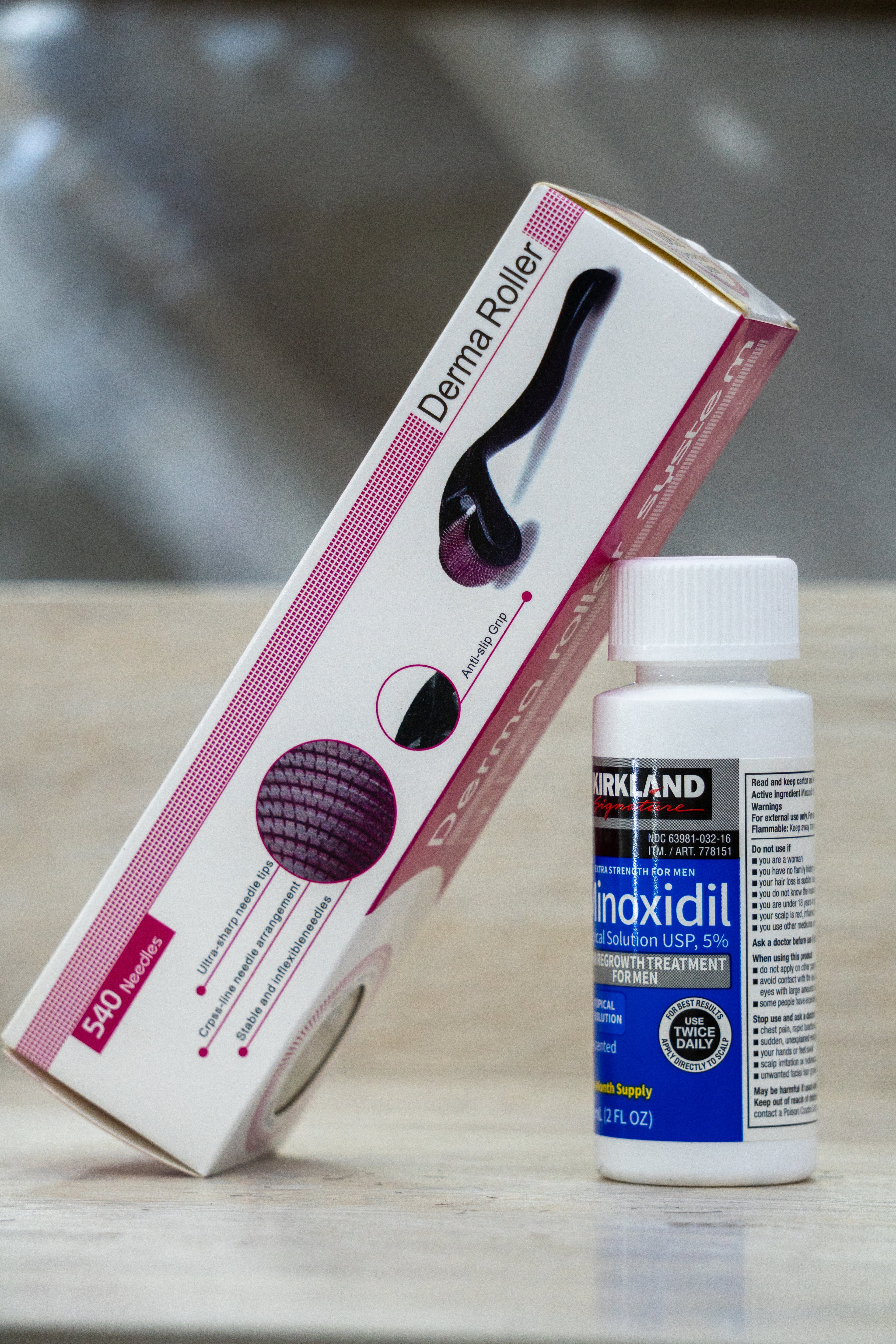 Combo Minoxidil + Derma Roller